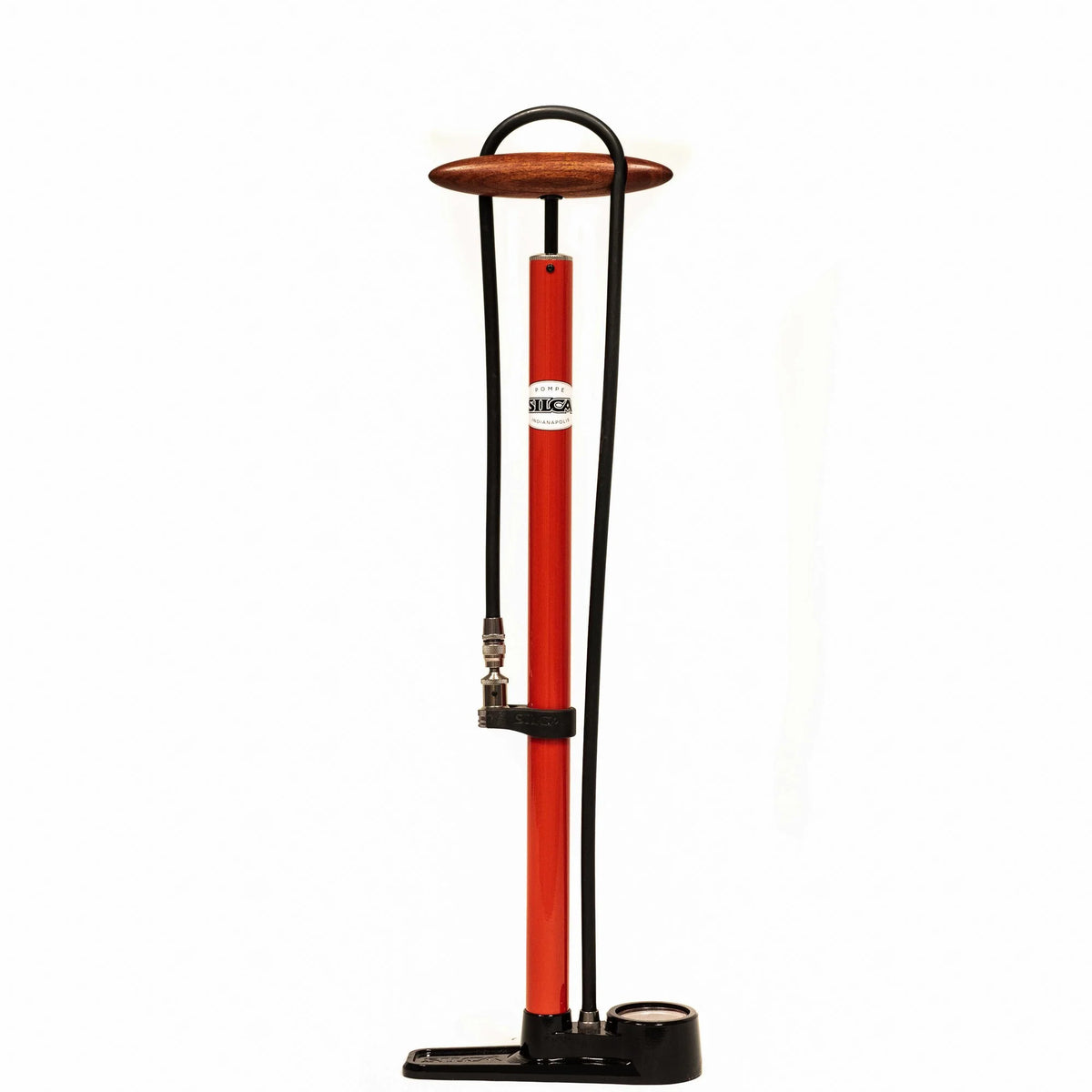 SILCA FLOOR PUMP PISTA-RED